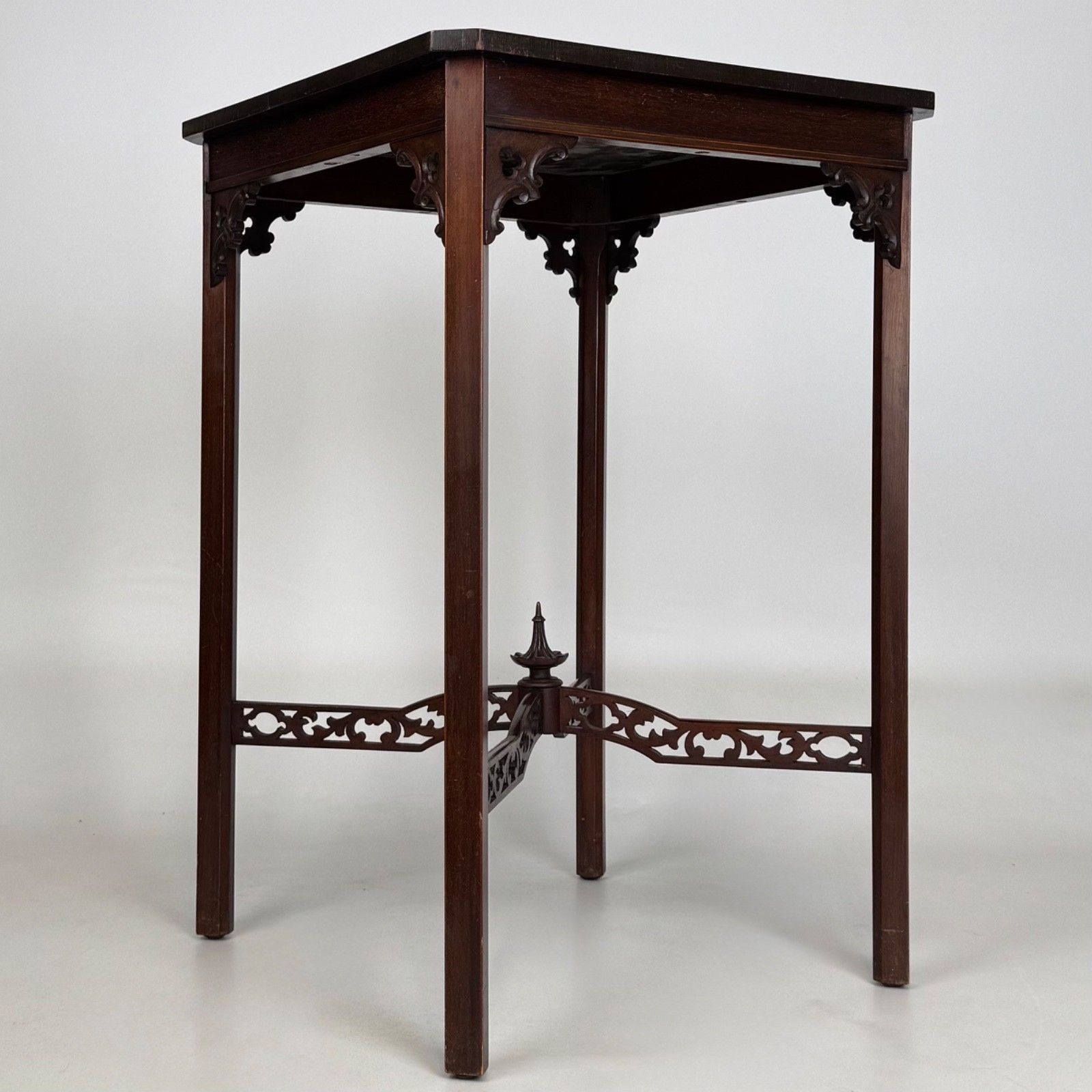 Antique 20th Century Decorative Side Table In Mahogany ( Af 5531 ) photo vintage