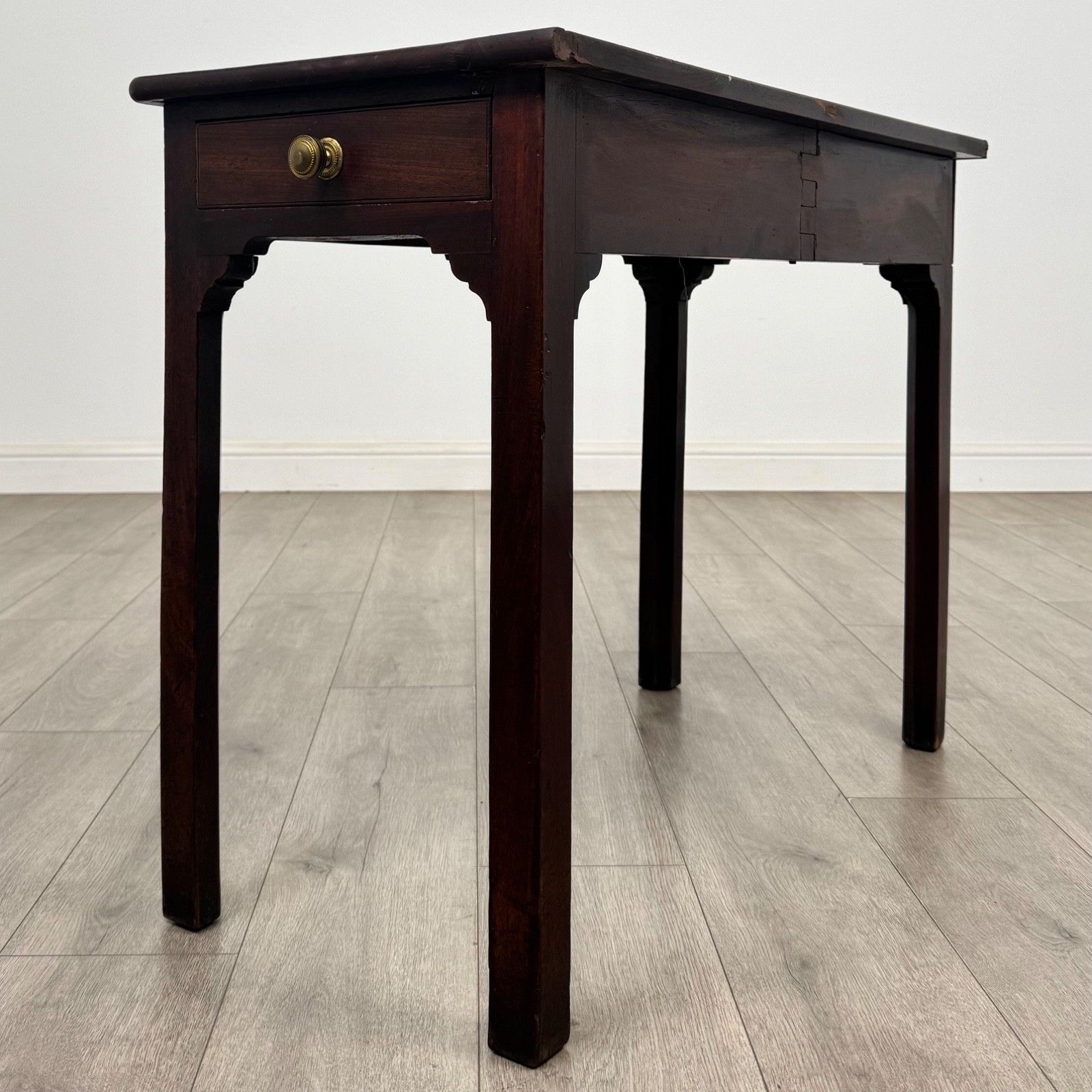 Antique 18th Century Georgian Mahogany Side Table ( Af 5488 ) photo furniture