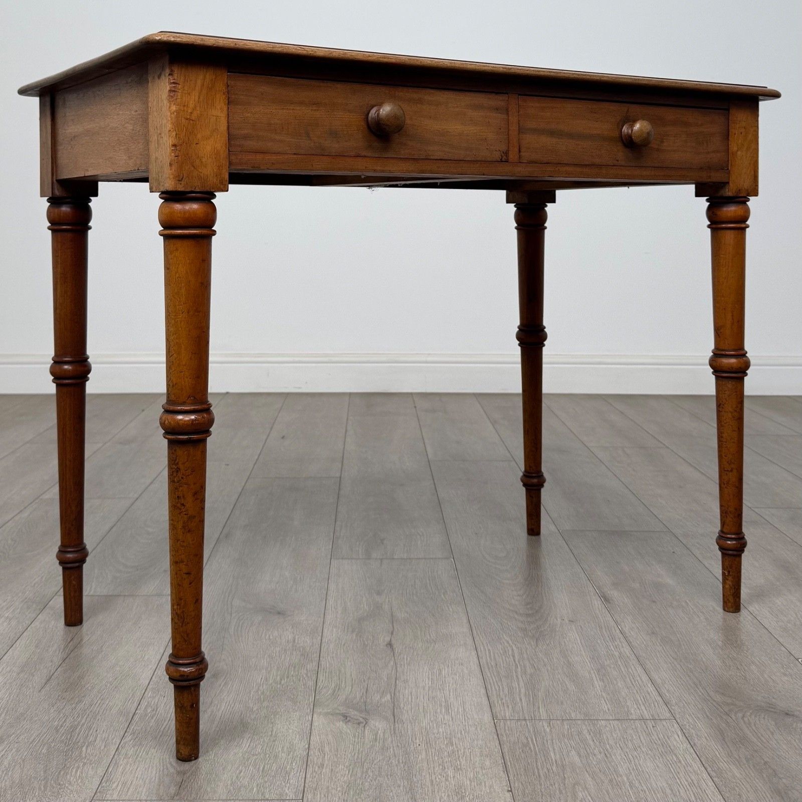 Antique 19th Century Victorian Writing Table In Mahogany ( Af 5522 ) photo vintage