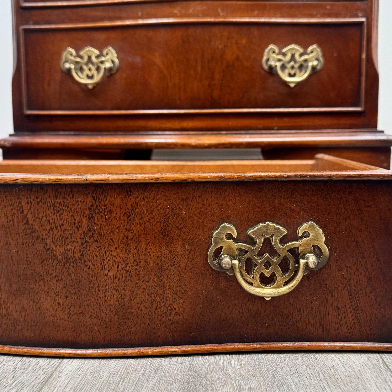 Furniture Antique 20th Century Small Chest Of Drawers In Mahogany ( Af 5490 ) photo