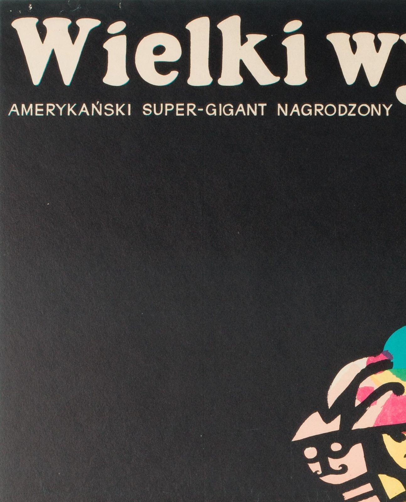 The Great Race Original Vintage Polish Film Poster, Jerzy Flisak 1966 photo Art
