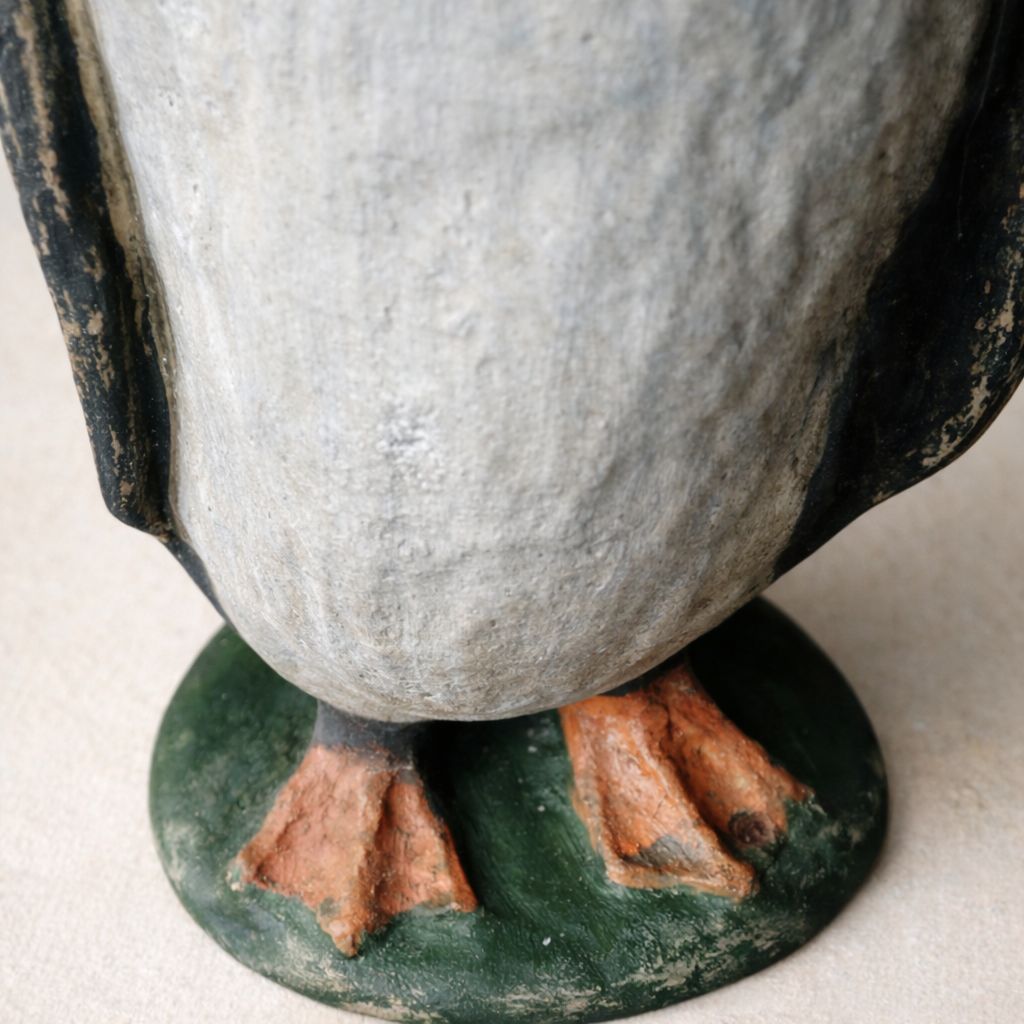 Pair Of Vintage Penguin Garden Statues photo Art