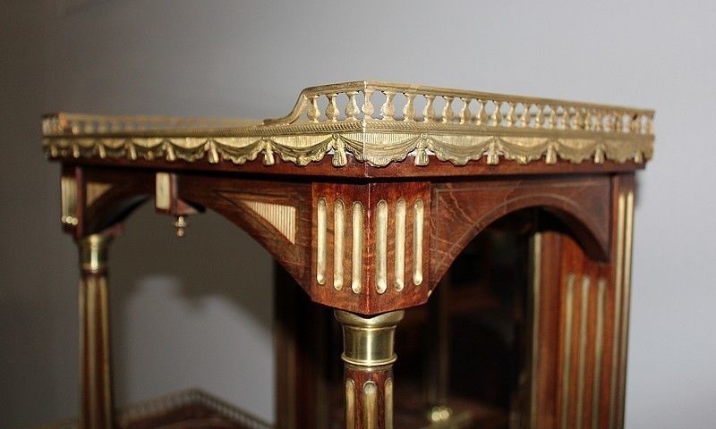 Louis XVI Cylinder Office Mahogany 19th photo buy