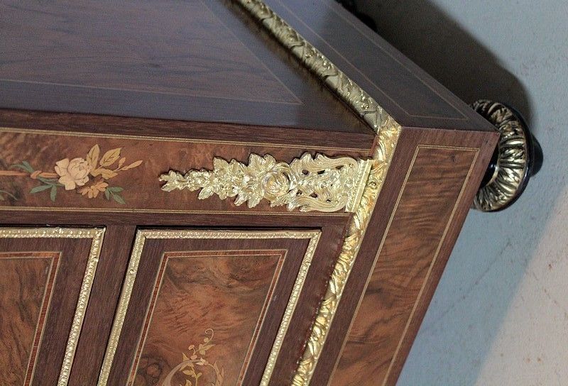 photo furniture Secretary Inlaid Style Louis XVI, 19th