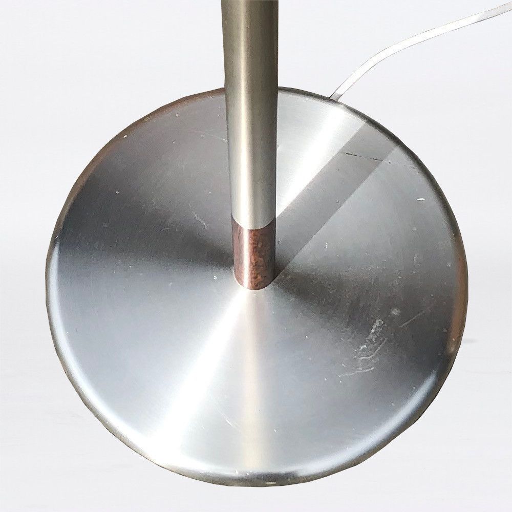 Danish Aluminium And Rosewood Standard Lamp With Feet photo Lighting