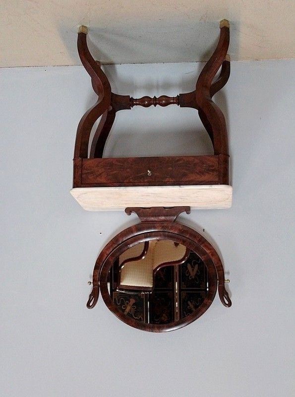 Charles X Dressing Table In Mahogany 19th