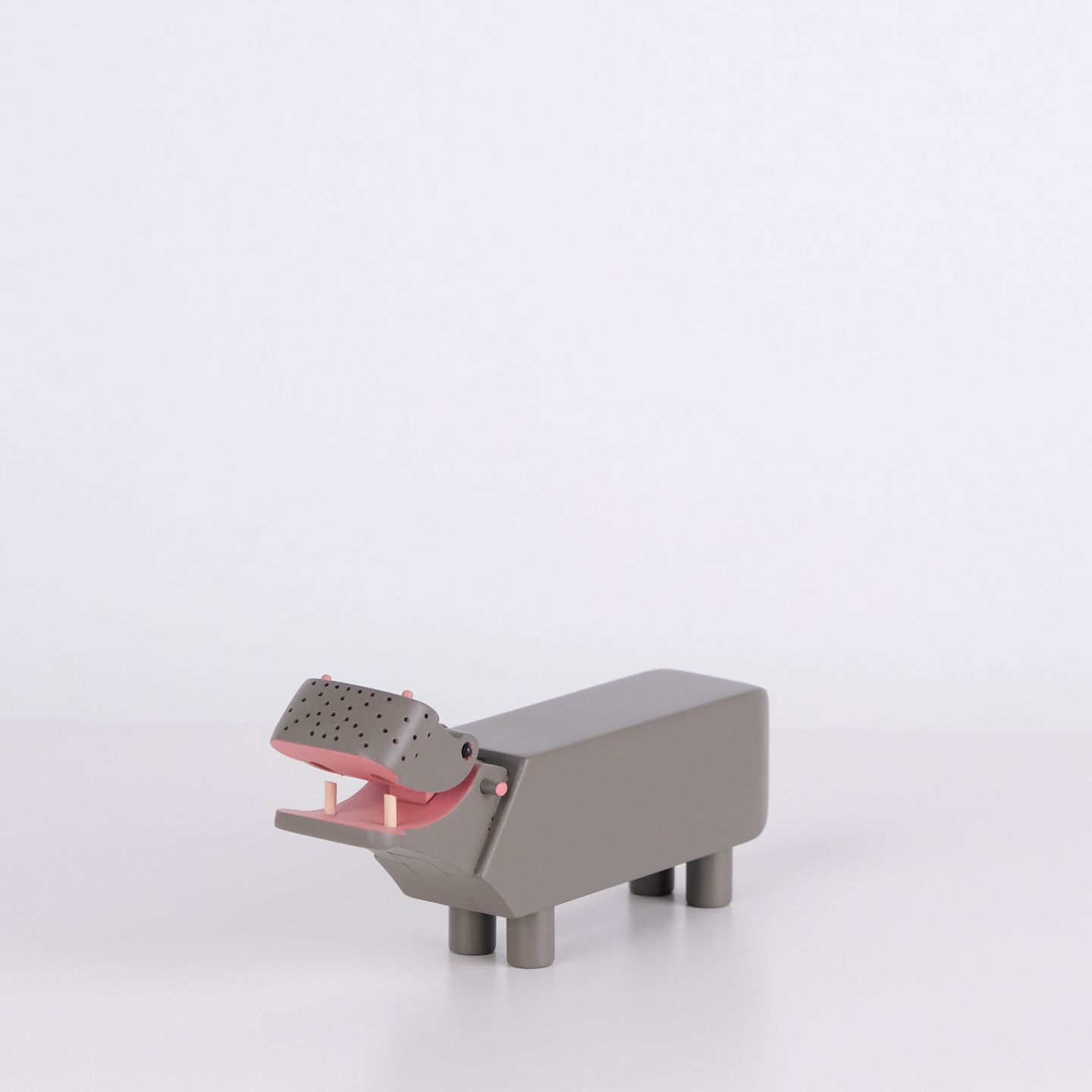 Lilliput Hippopotamus 70th Anniversary Edition In Grey By Kay Bojesen