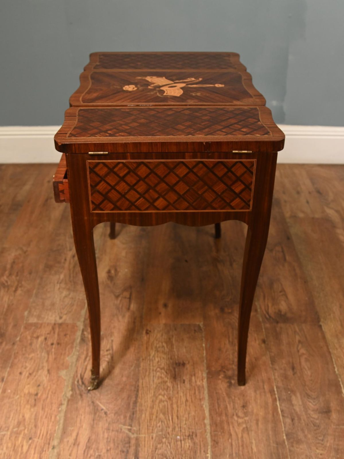 photo for sale Antique French Louis XVI Kingwood Bonheur Du Jour Dressing