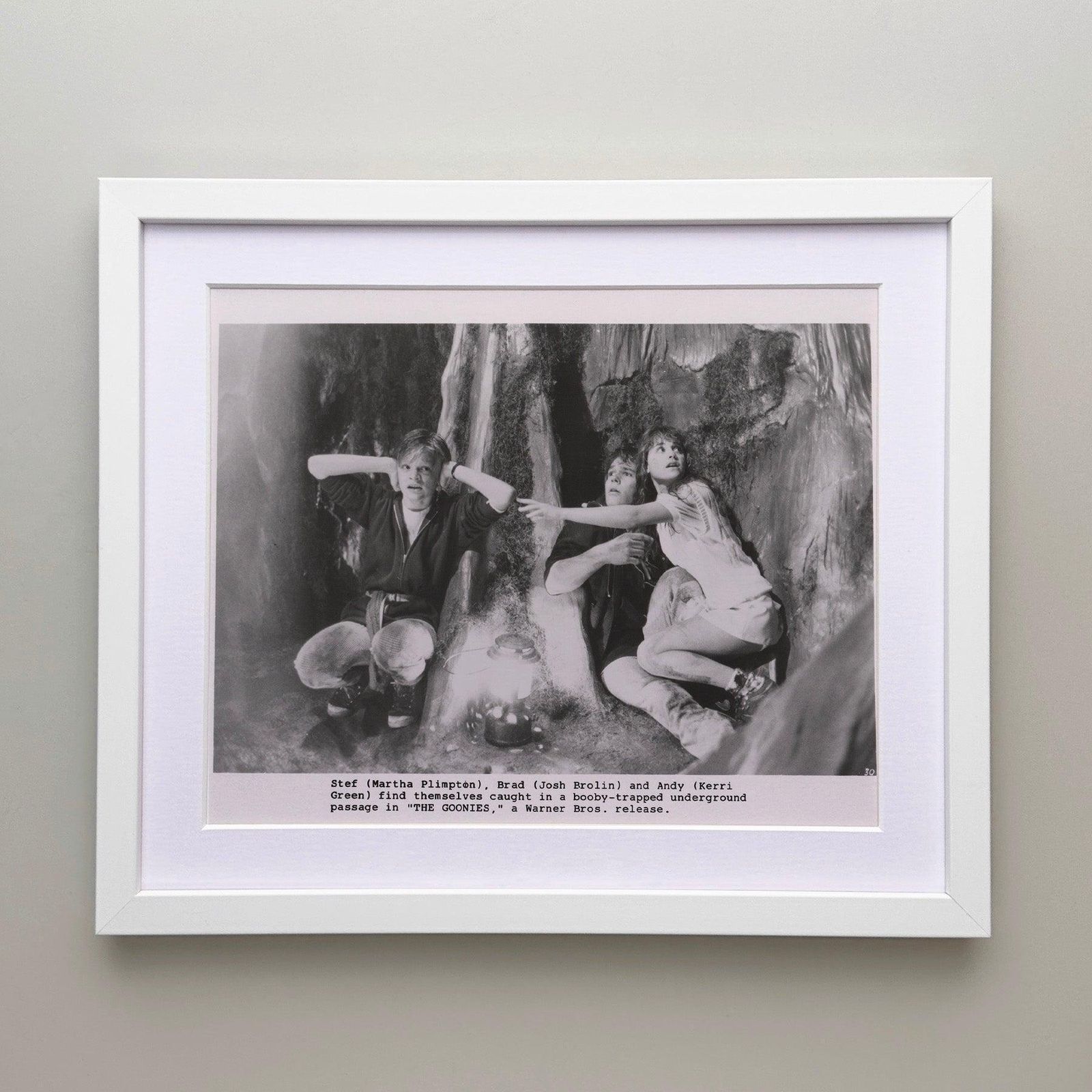 Photo de presse originale encadrée, The Goonies, 1985 photo for sale