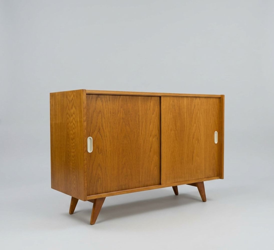 Chest Of Drawers Mid Century Veneer Jiří Jiroutek U 452 1960s Czechoslovakia photo furniture