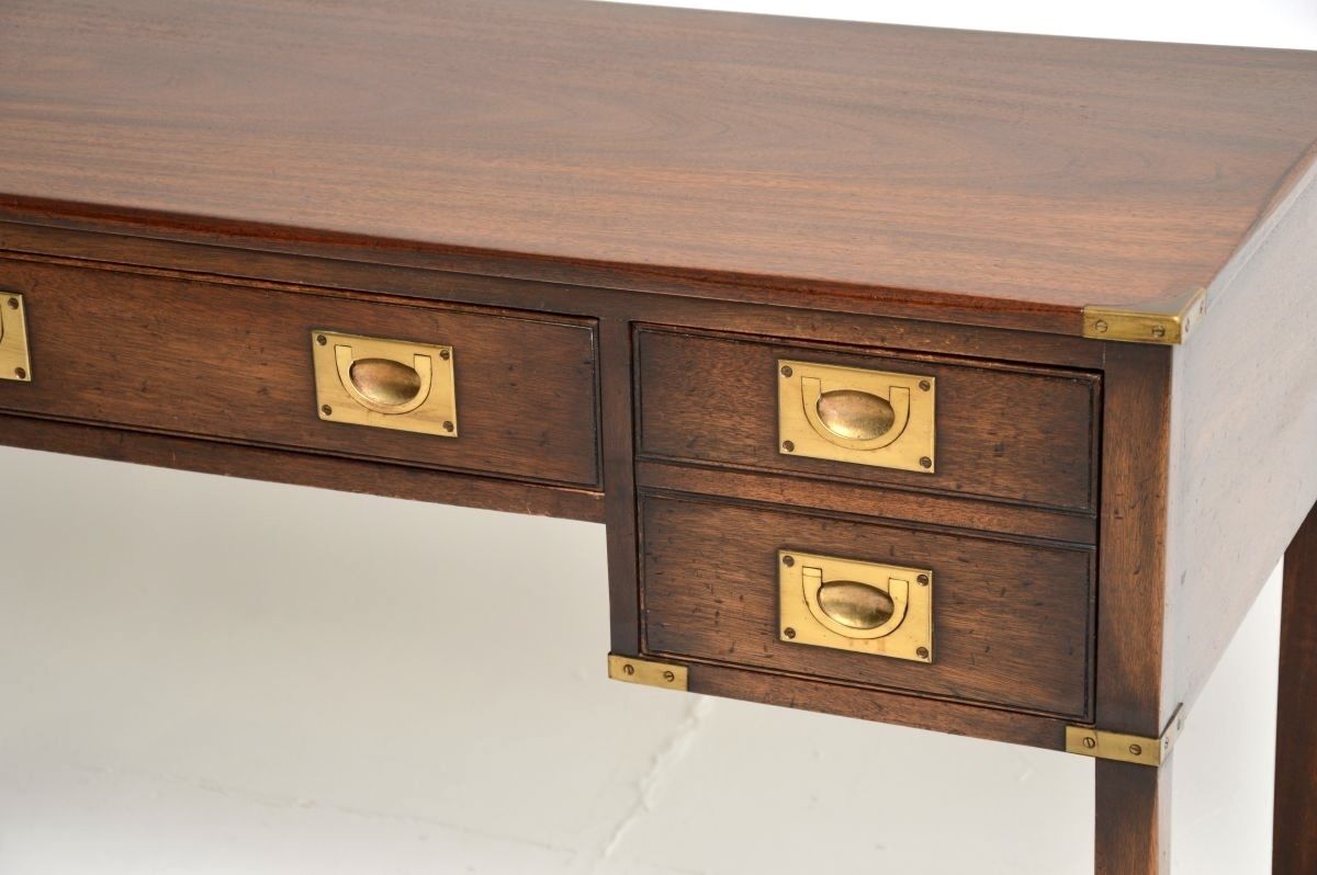 Antique Mahogany Military Campaign Desk / Writing Table photo 1430.0