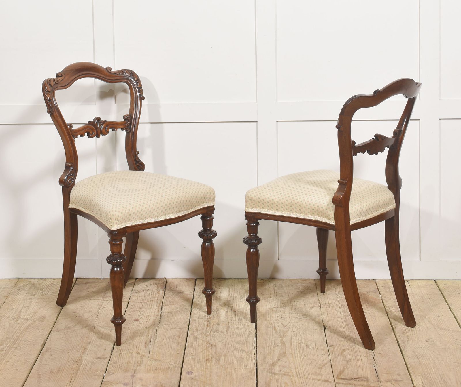 Pair Of Mid 19th Century Rosewood Side Chairs photo Furniture