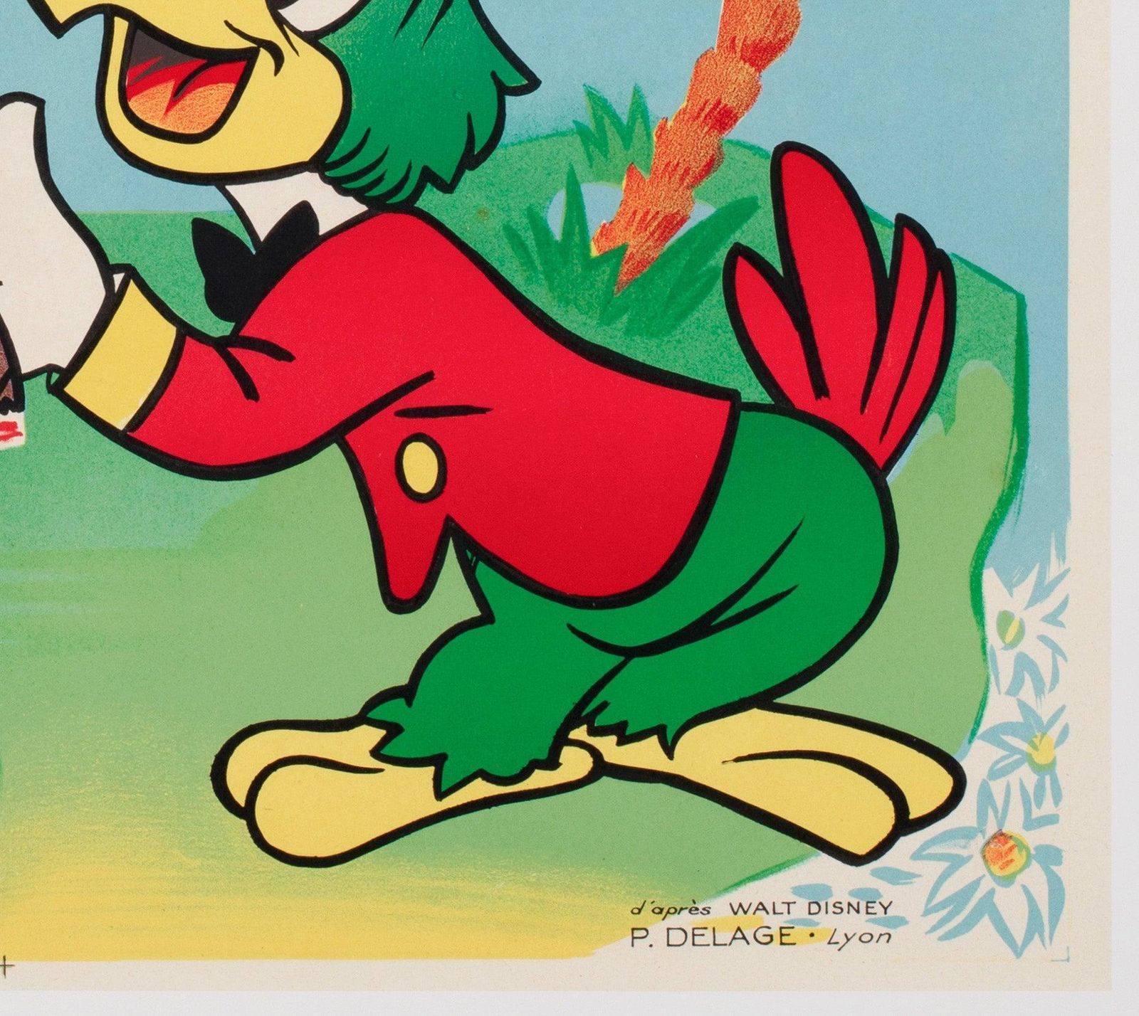 Affiche française Saludos Amigos format Moyenne, vers 1950 photo vintage