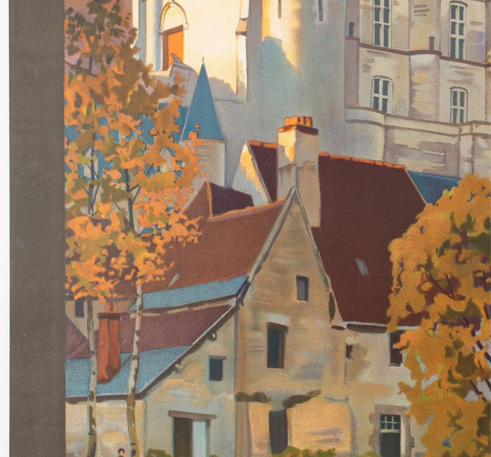 Loches C1928 French Travel Advertising Poster, Constant Duval photo 1625.0