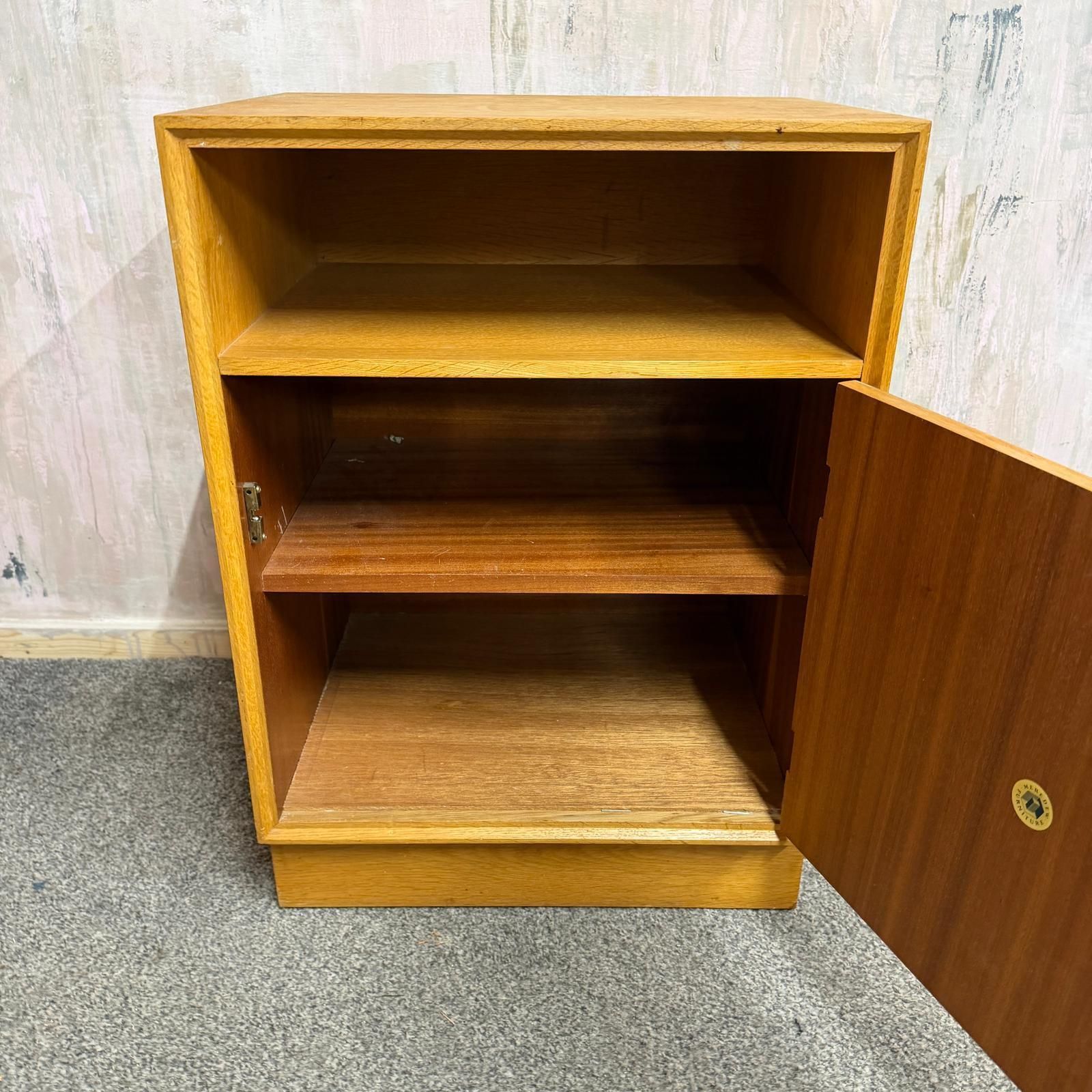 Mid Century Meredew Bedside Cabinet Shelf Cupboard photo furniture