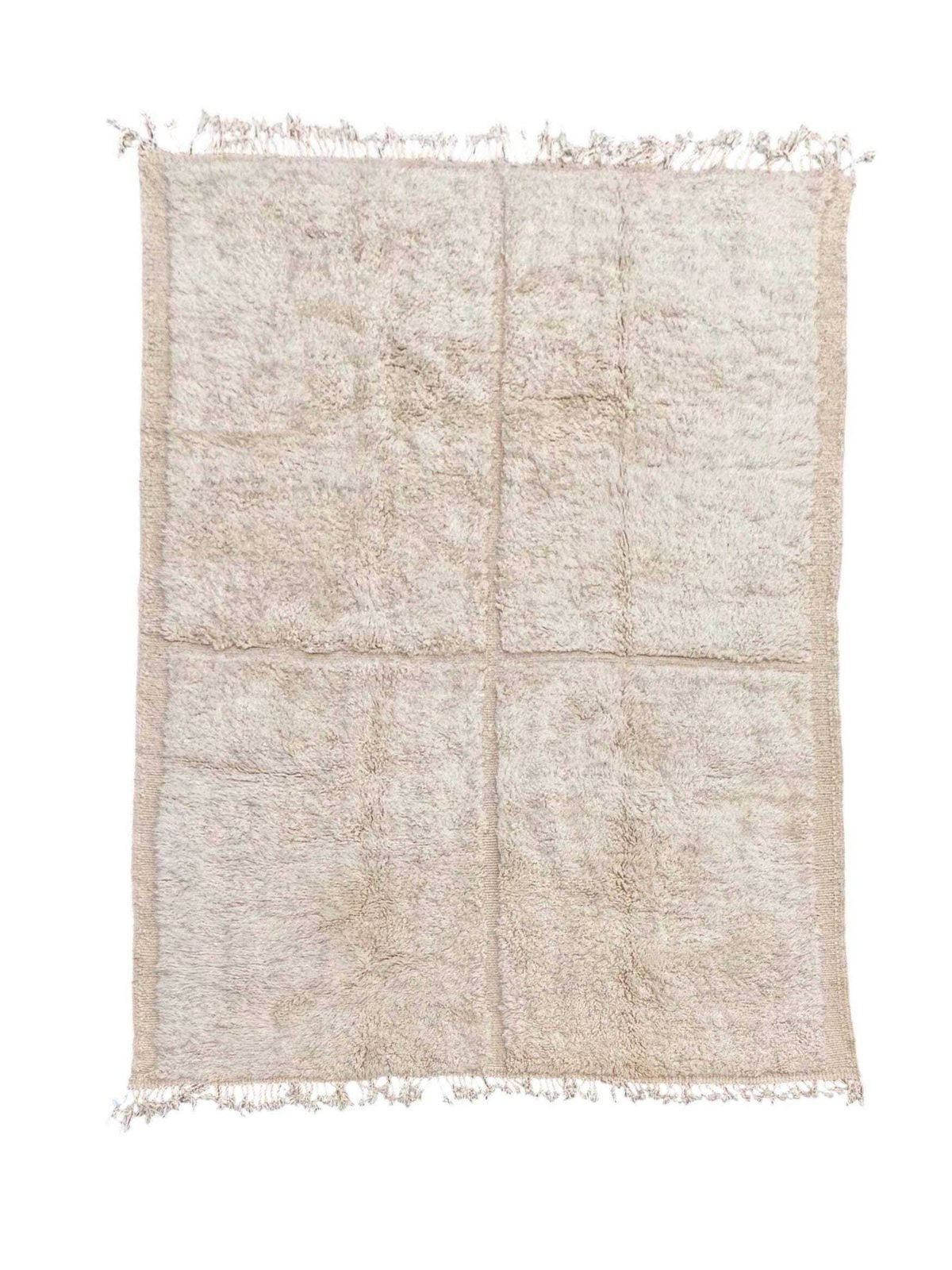 Extra Large Moroccan Mrirt Wool Rug 240x350 Cm– White Minimal Geometric Design – Luxury Berber Area Rug – Modern Boho Home Decor photo furniture