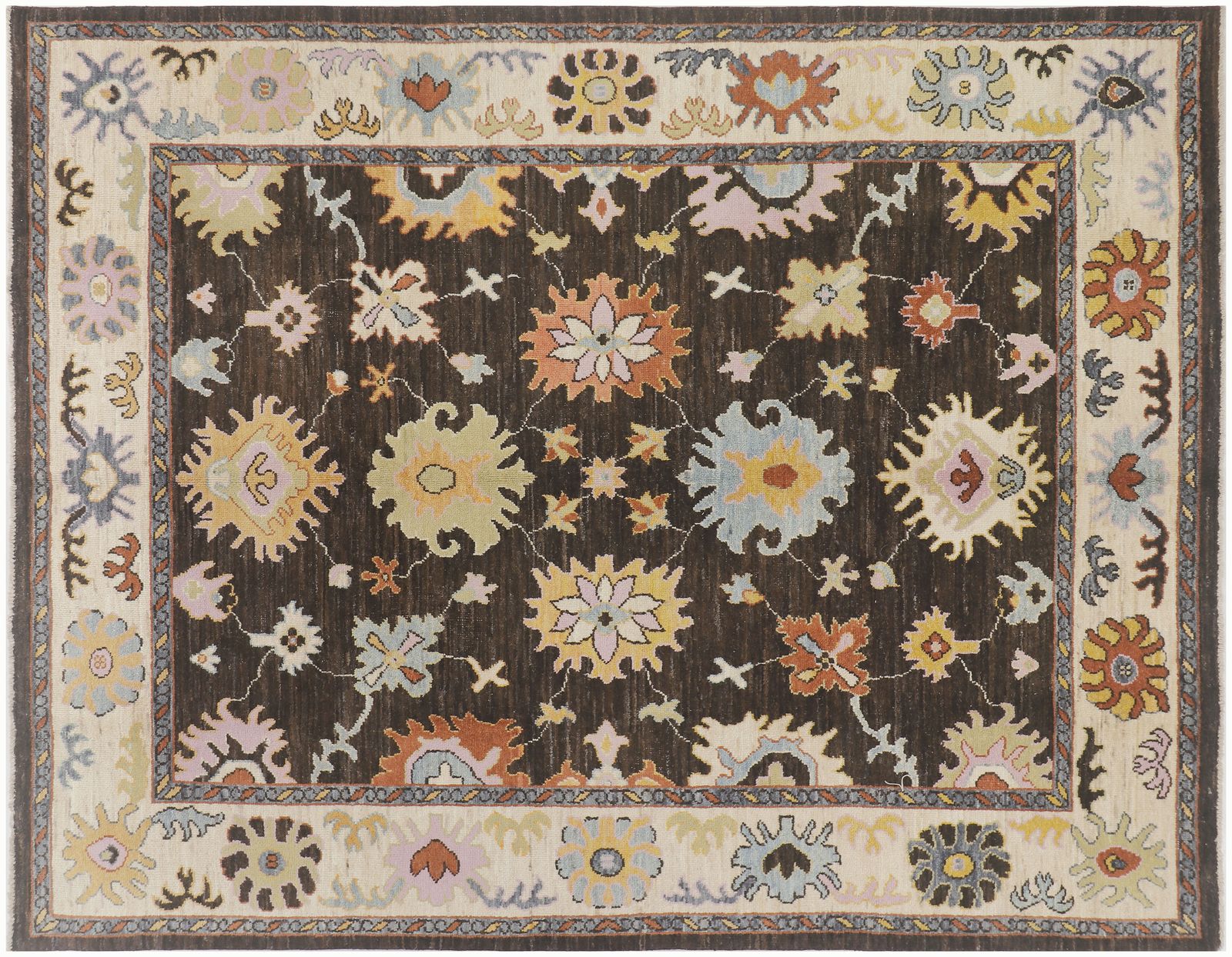 Oushak Hand Knotted Oriental 8x10 Area Rug photo furniture