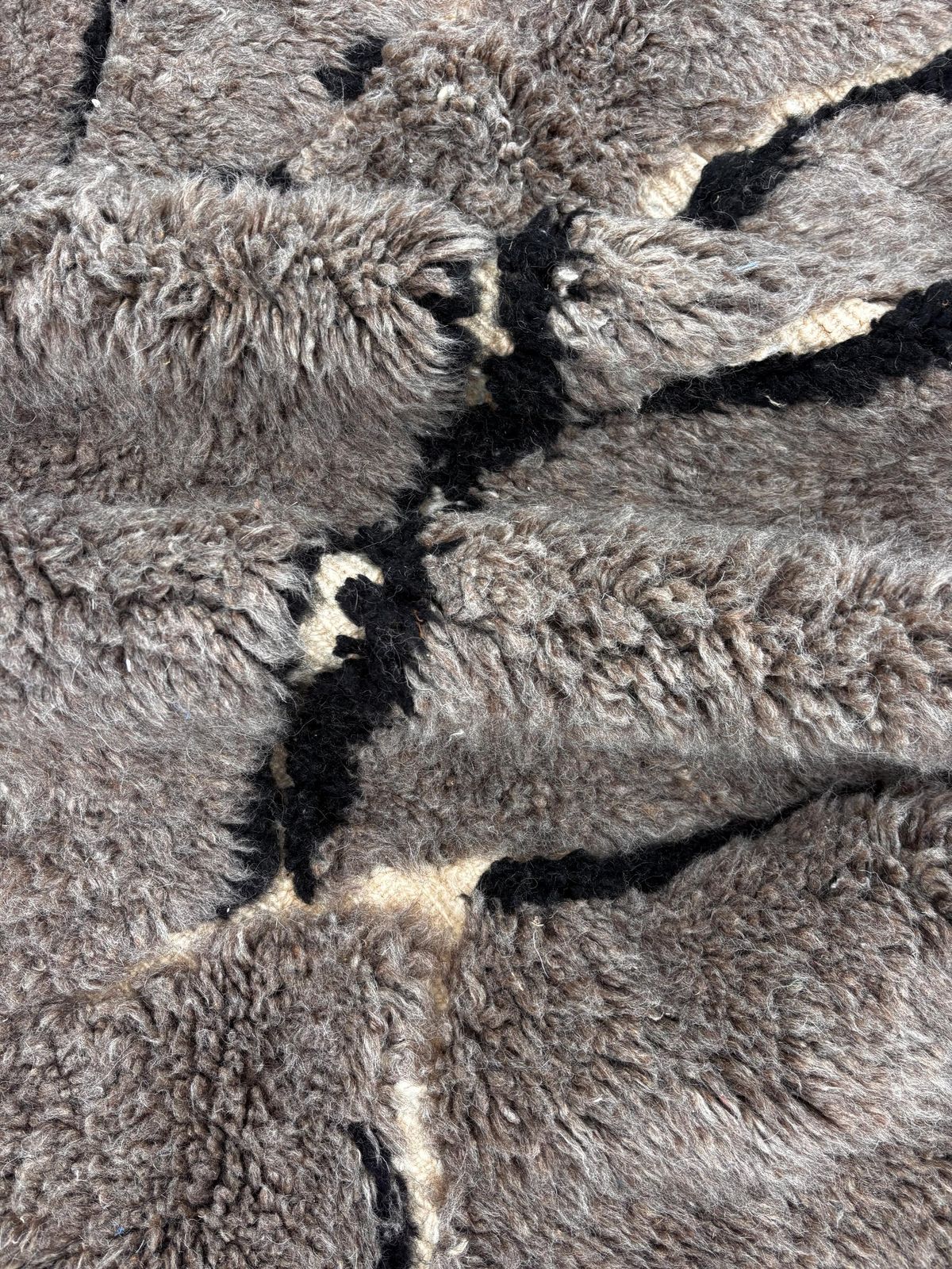 Modern Interior Living Wool Mrirt Rug 200x300 Cm  Hand Made Berber Wool Rug   Luxury Area Rug   Modern Ethnic Design   Eco Friendly Wool Rug photo 1228.0
