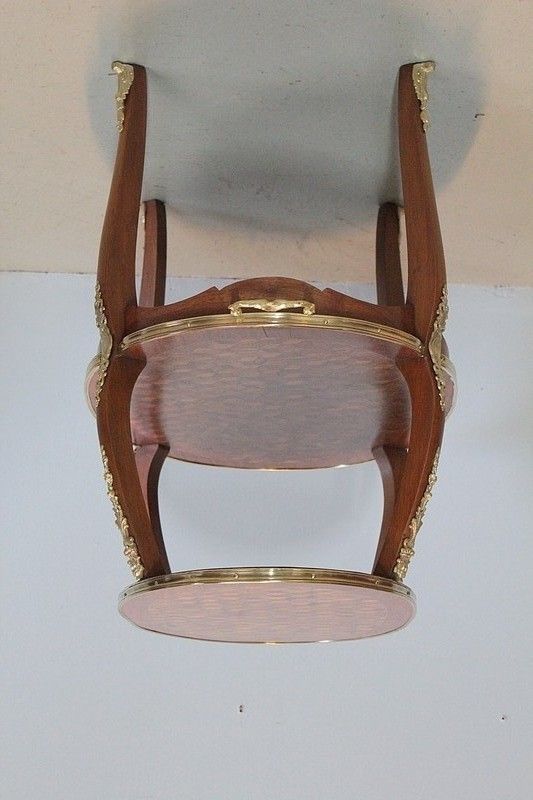 photo furniture Tea Table Marquetry Ep. 1900