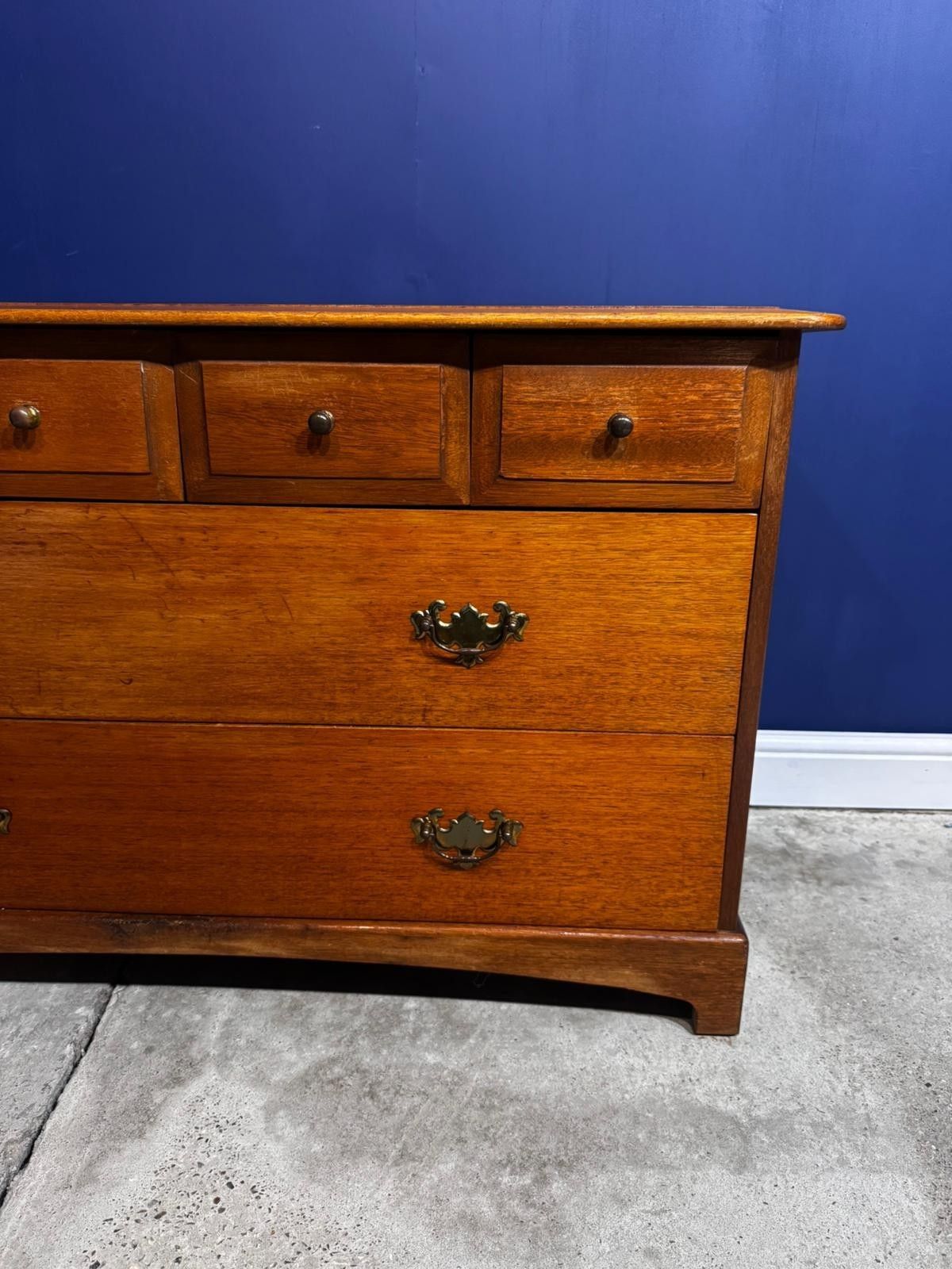 Vintage Stag Minstrel Chest Of Drawers Bedroom Four Over Two. photo vinterior