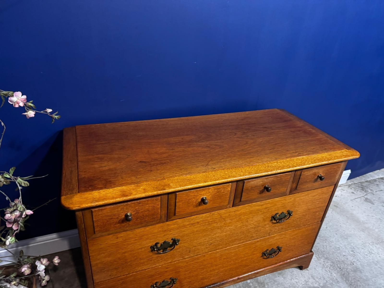 photo furniture Vintage Stag Minstrel Chest Of Drawers Bedroom Four Over Two.