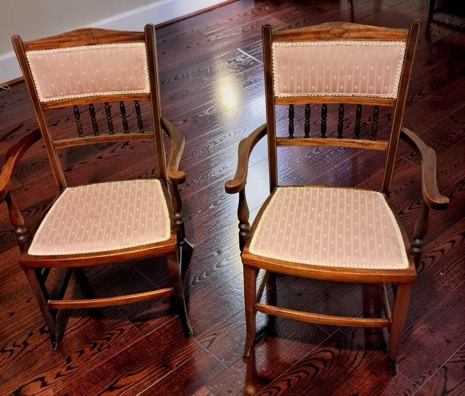 Antique Edwardian Salon Suite Sofa And Pair Of Chairs photo vinterior