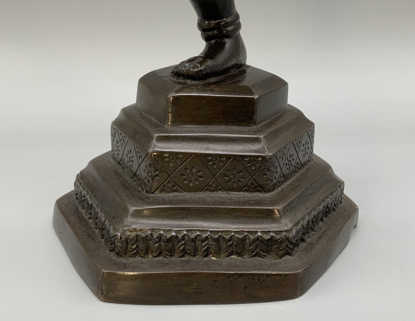 445.0 Large Bronze Sculpture Court Dancer Statue From The Applied Arts School Bien Hoa photo