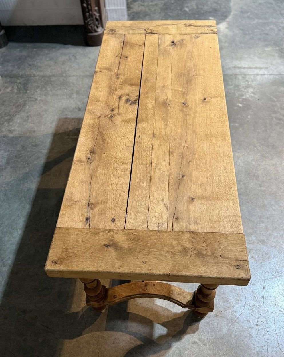 Characterful French Farmhouse Kitchen Dining Table photo Furniture