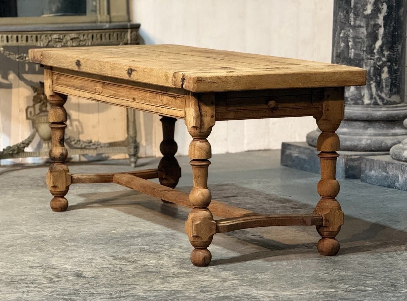 photo furniture Characterful French Farmhouse Kitchen Dining Table