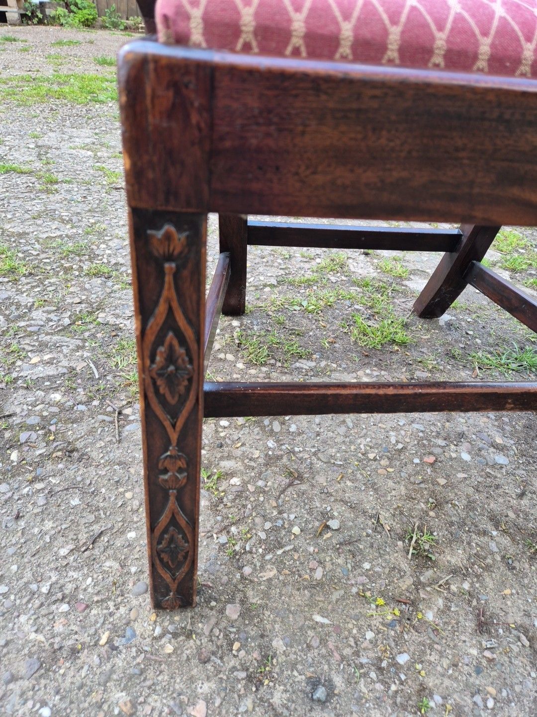 Hepplewhite Style Mahogany Elbow/Arm Chair,Wheatsheaf Carved Splat. photo 86.0