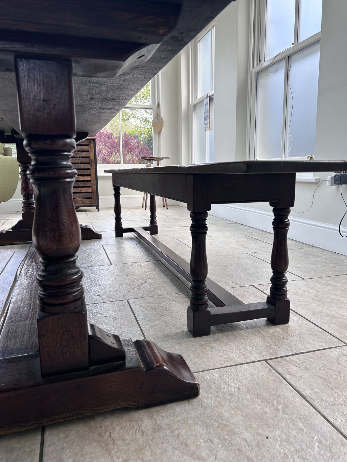 Refectory Dining Table And Benches photo Furniture