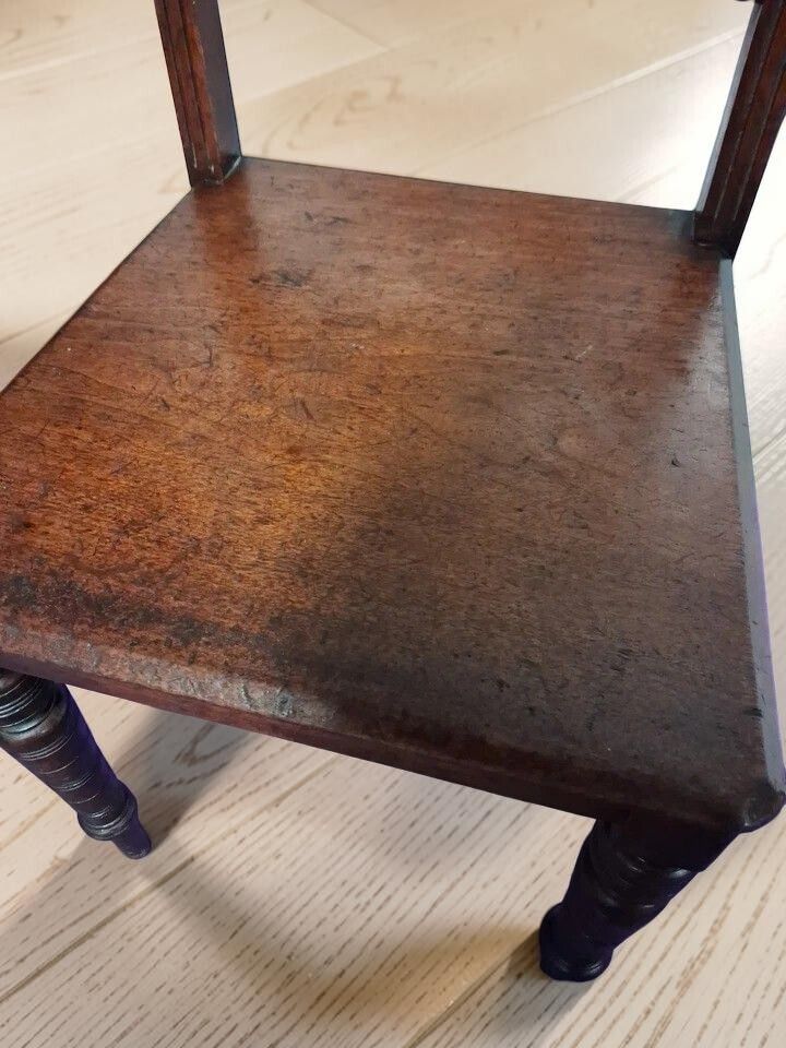 Antique Oak Victorian Hall Chair photo for sale