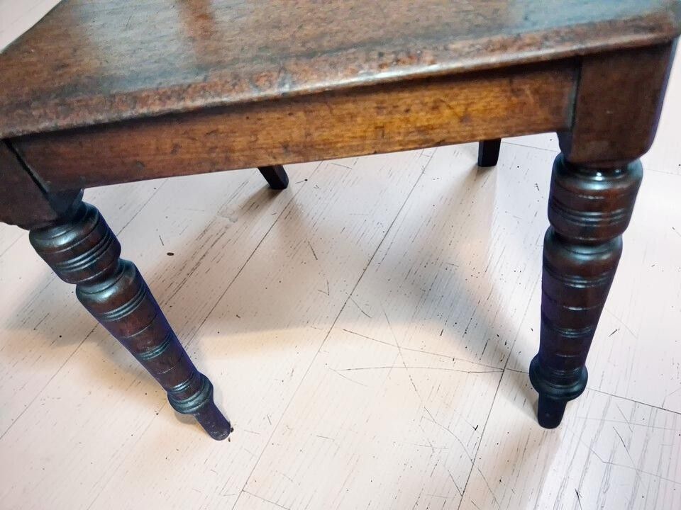 Antique Oak Victorian Hall Chair photo buy