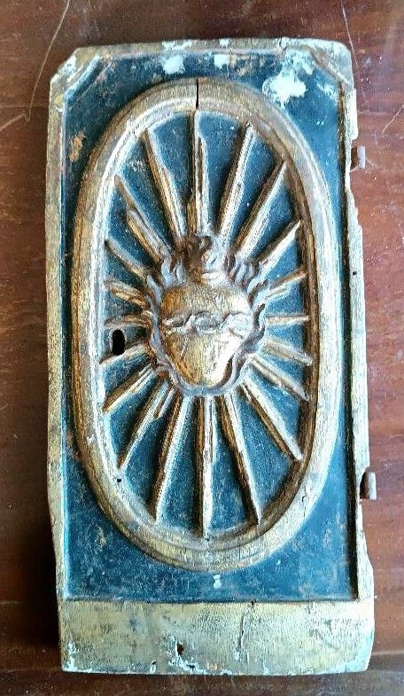 Door Frieze From An Old Tabernacle, 17th Century Italy, H. 29.5 Cm photo furniture