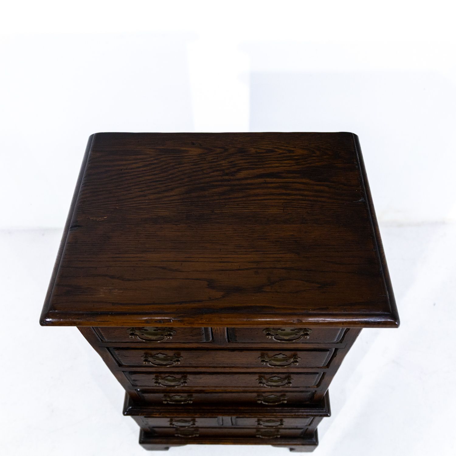 Oak Georgian Style Chest On Chest photo vinterior