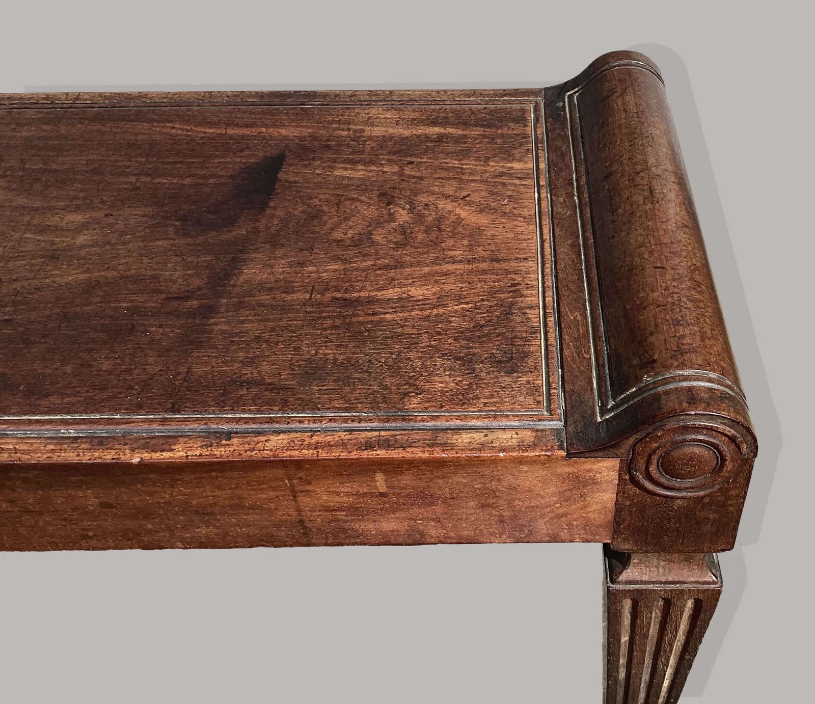 11880.0 Iconic Regency Mahogany Hall Bench / Seat, Attributed To Marsh And Tatham photo