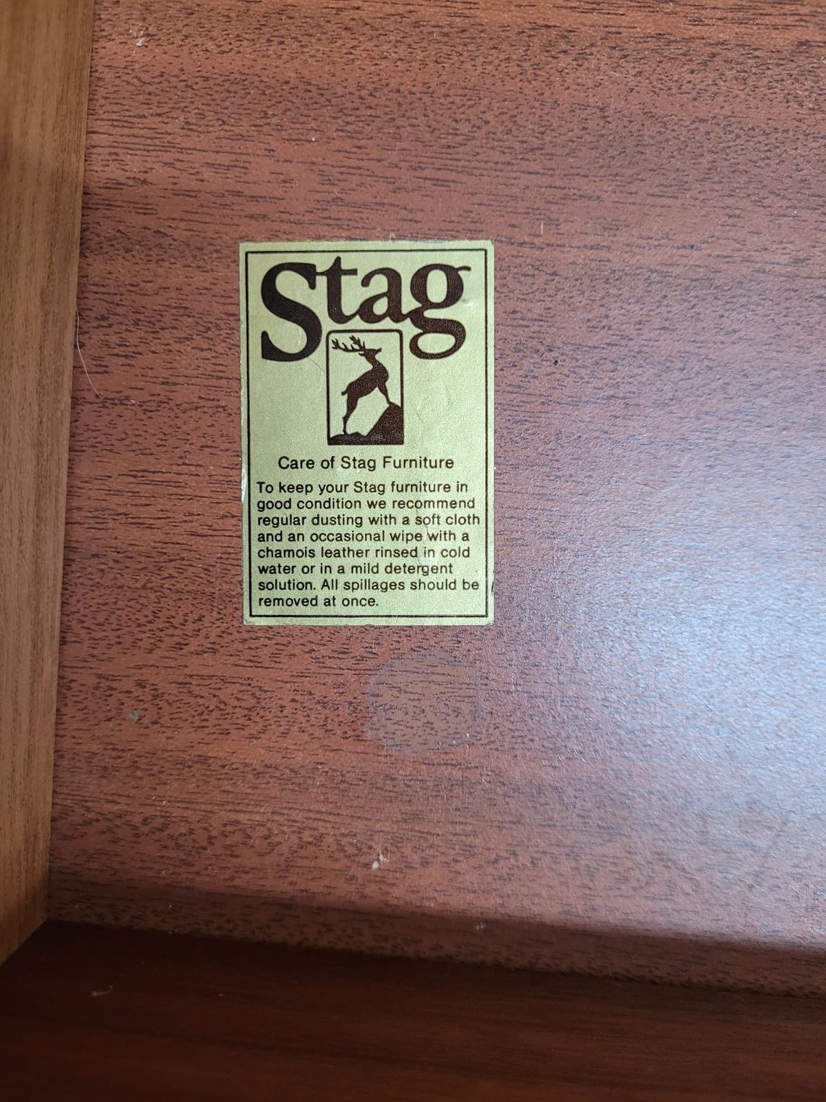 Stag Cantata Illuminated Headboard With Integrated Drawer Cabinets photo vinterior