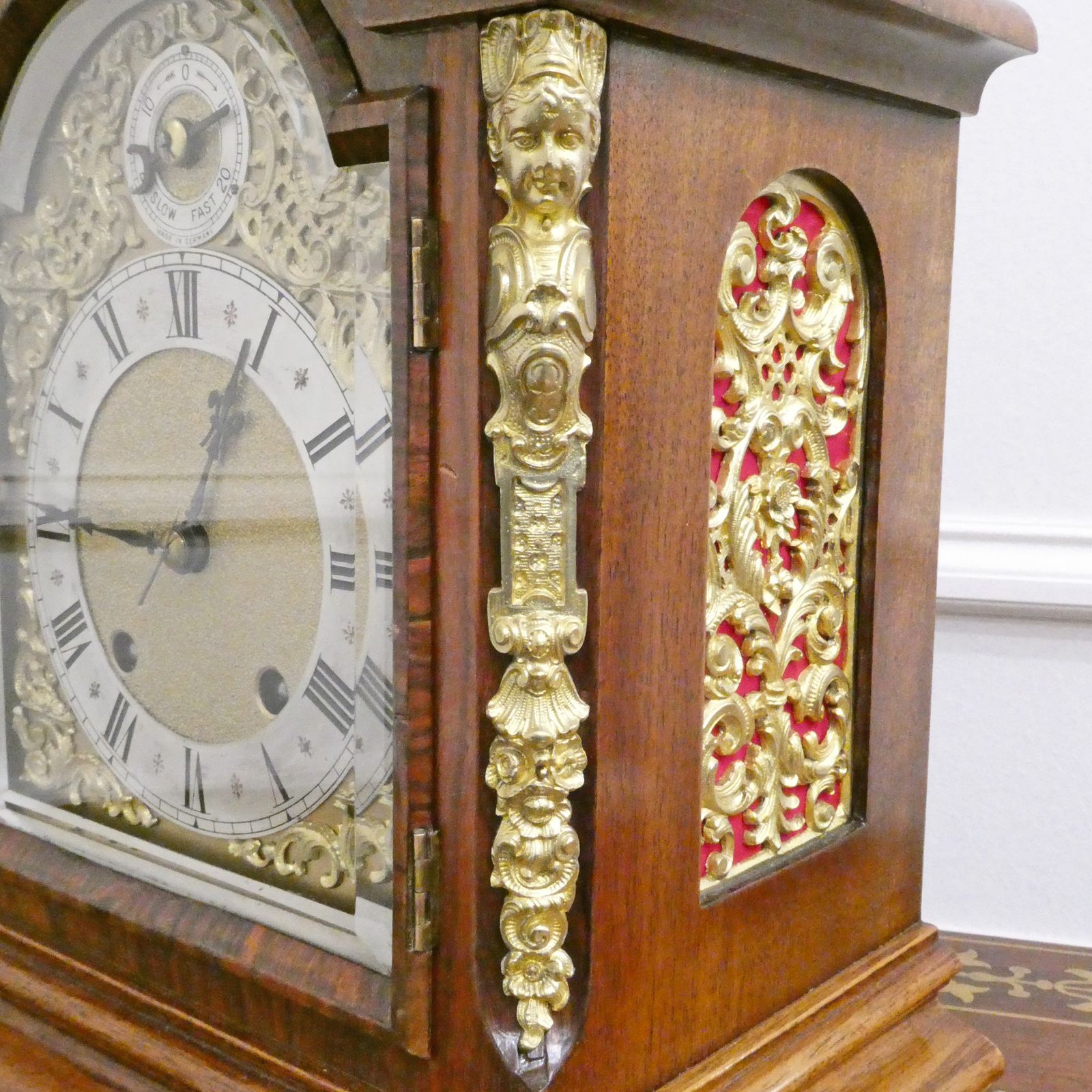 German 19th Century Walnut Ting Tang Striking Bracket Clock By Schneckenburger photo 1650.0