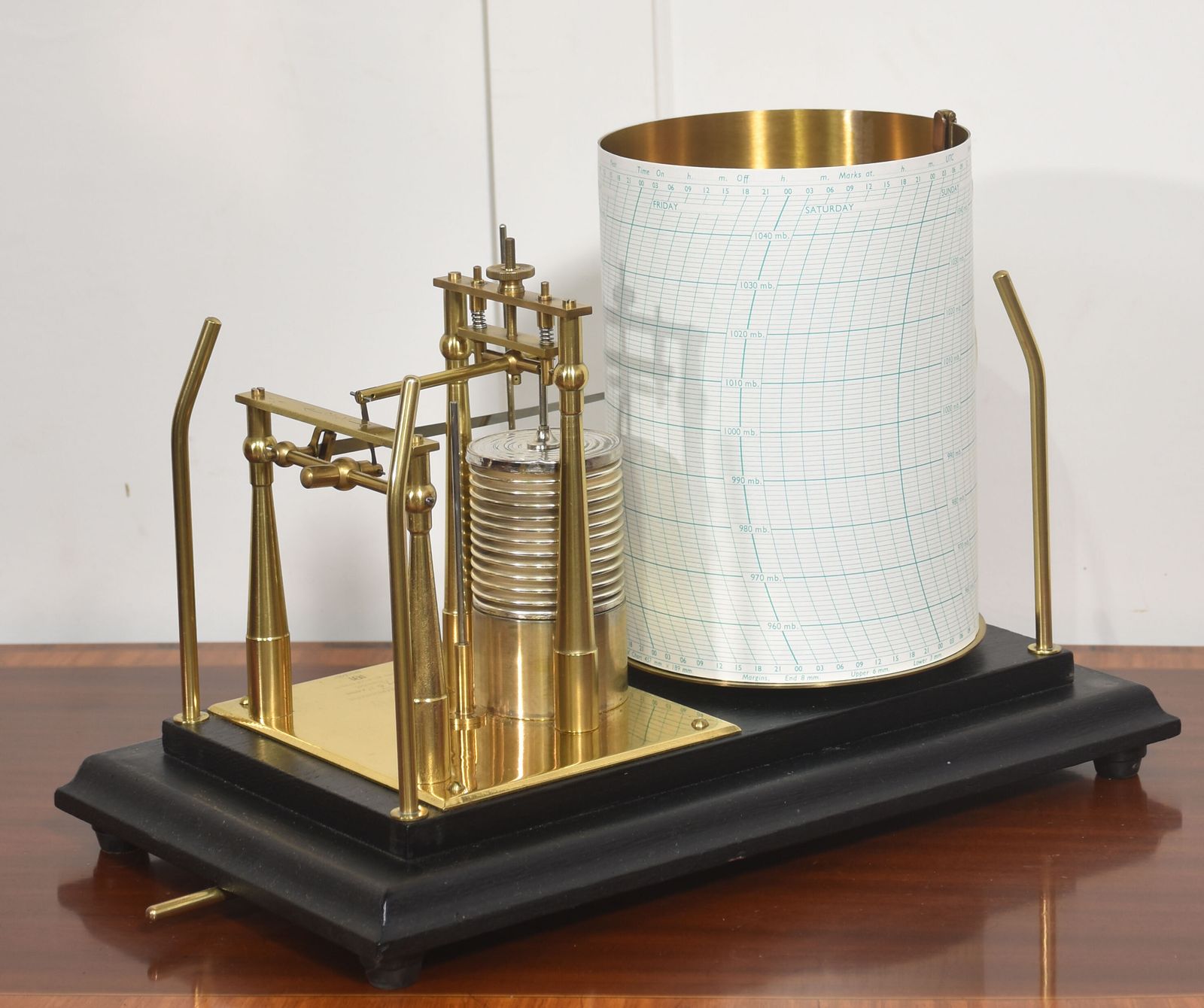 Fine Aneroid Barograph By Short & Mason, London photo for sale