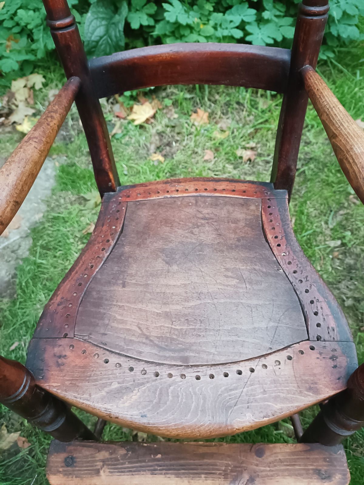 Victorian Beech High Chair | C.1880–1910 | British Nursery Chair photo for sale