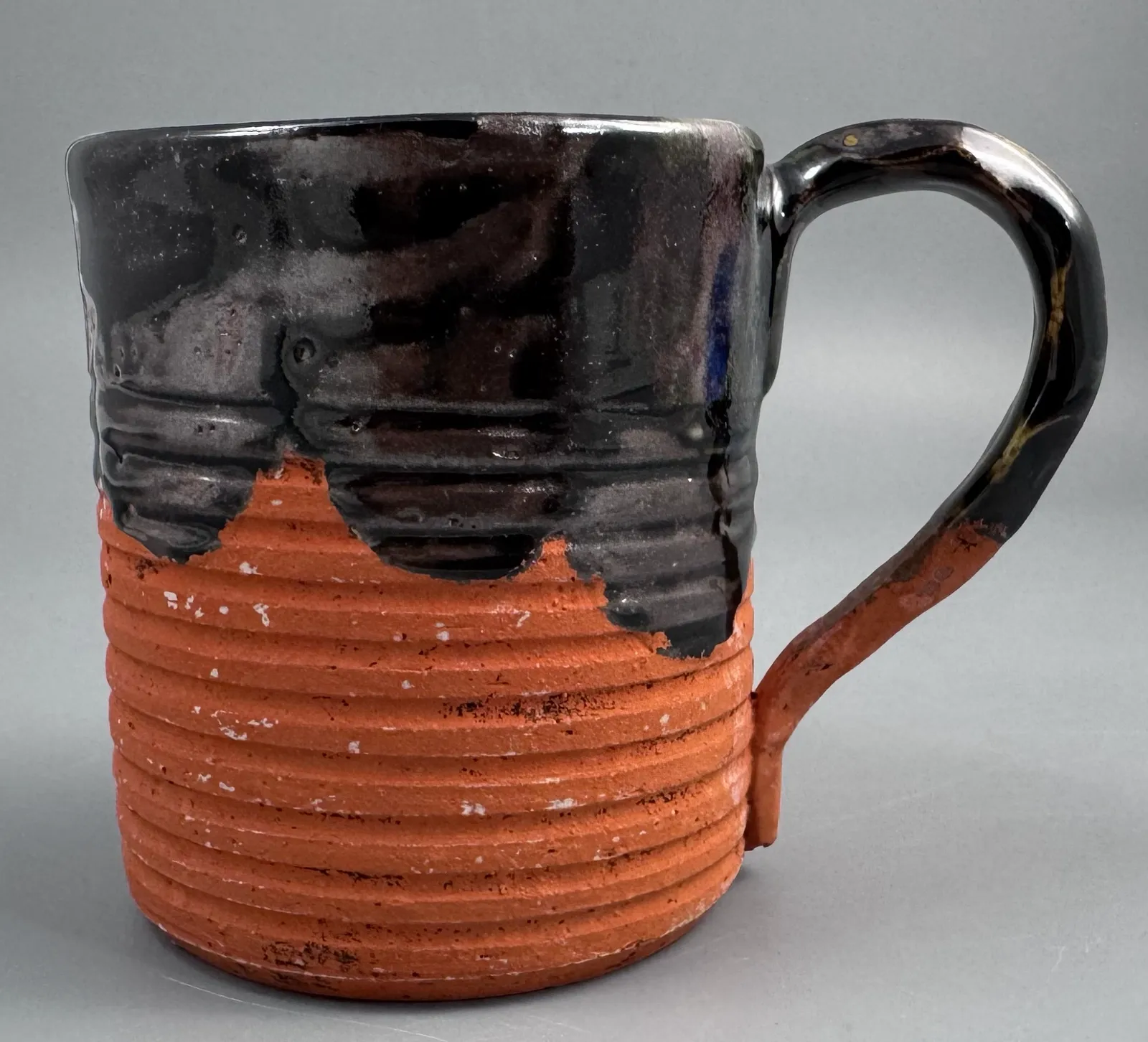 Japanese Sumida Gawa Mug With Applied Karako Figure, Signed Kōko — Meiji / Early Taishō Period photo Art