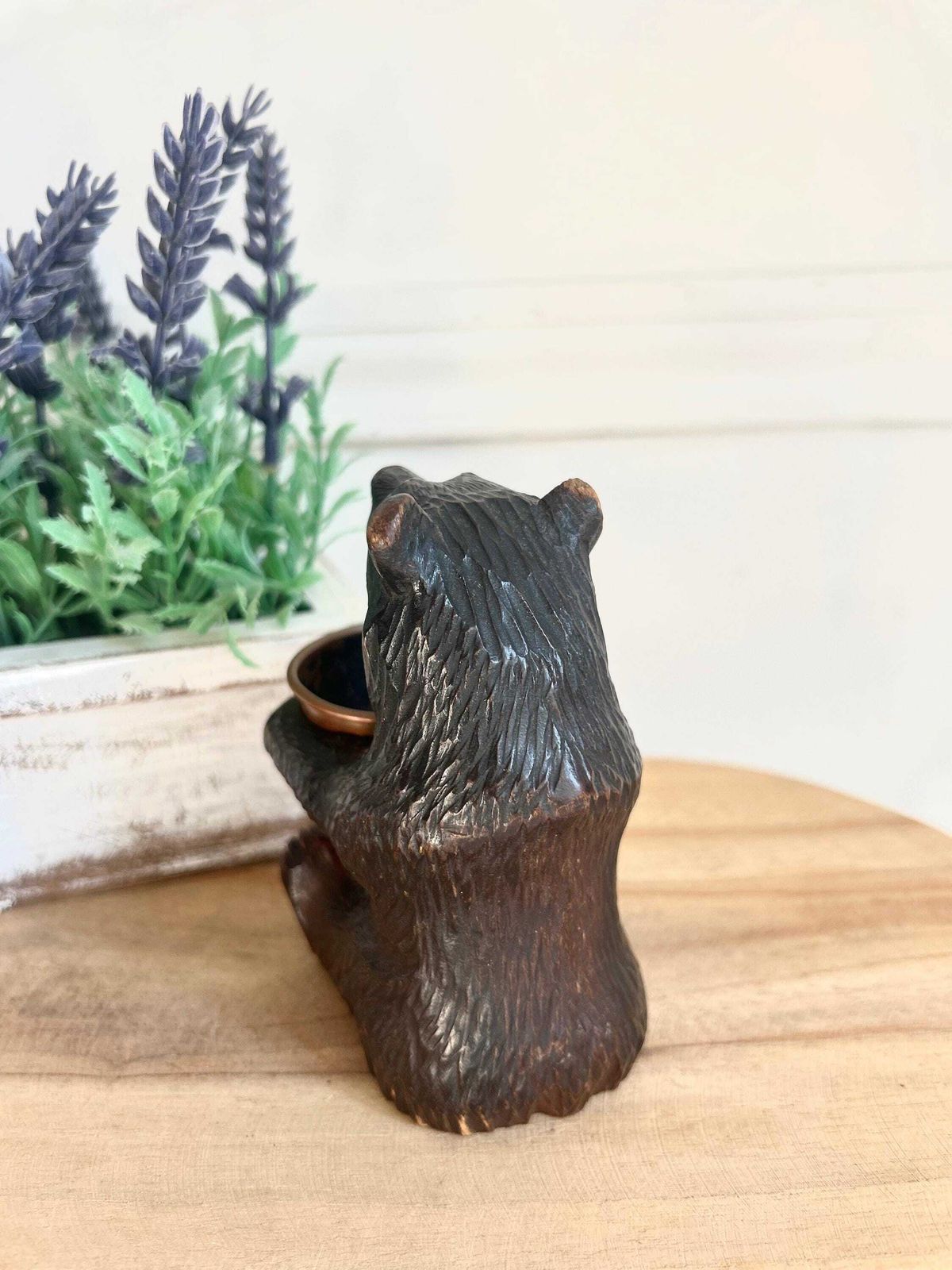 Ours de la Forêt-Noire d'époque, début du XXe siècle, sculpté à la main photo buy