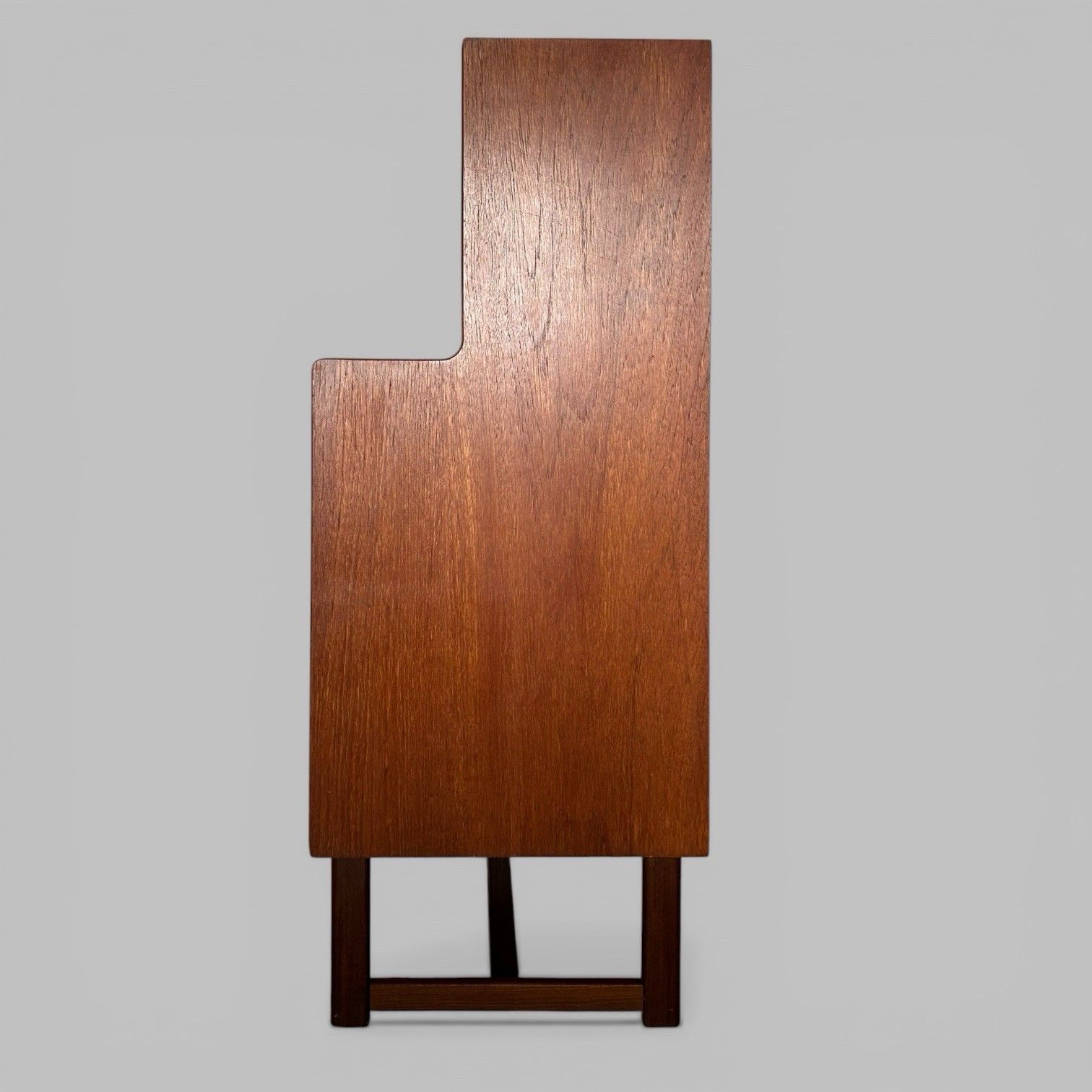 Turnidge Of London Teak Bureau Mid Century Writing Desk photo vinterior
