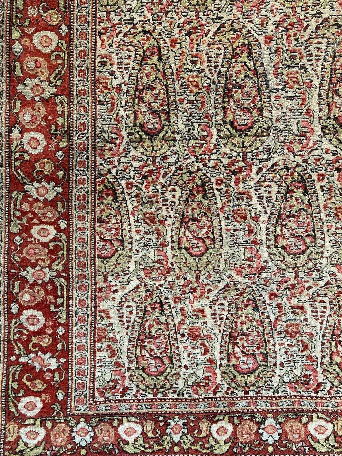 Antique Senneh Rug 2.02m X 1.36m photo vinterior
