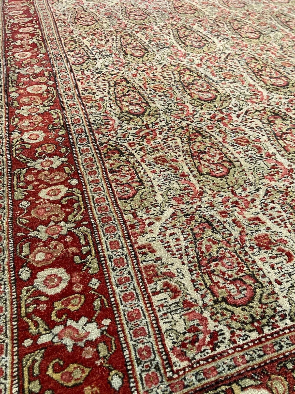 Antique Senneh Rug 2.02m X 1.36m photo vintage