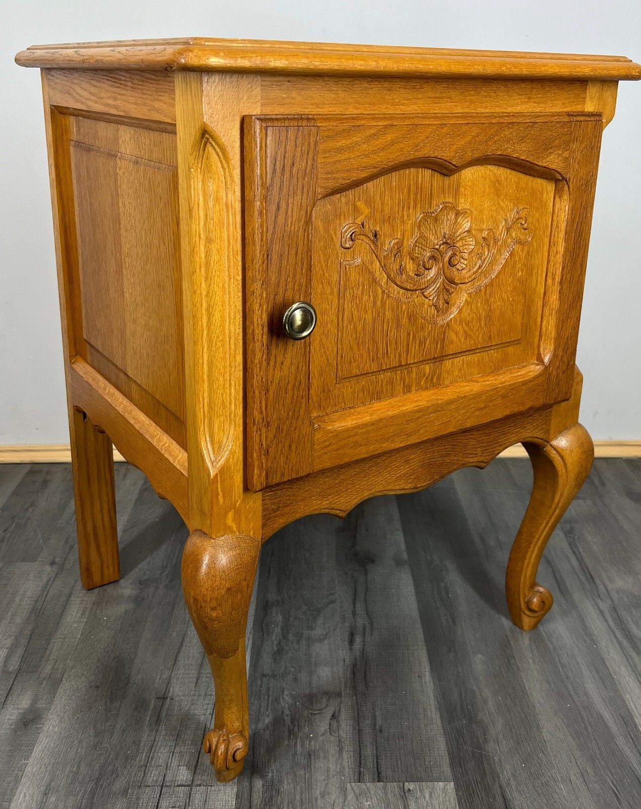 Pair Of Bedside Tables Vintage French Louis XVI Style Cabinets Storage Lot 2869 photo vinterior
