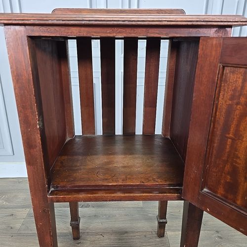 Furniture Antique Bedside Cabinet Pot Cupboard Table Edwardian Waring & Gillows Mahogany photo