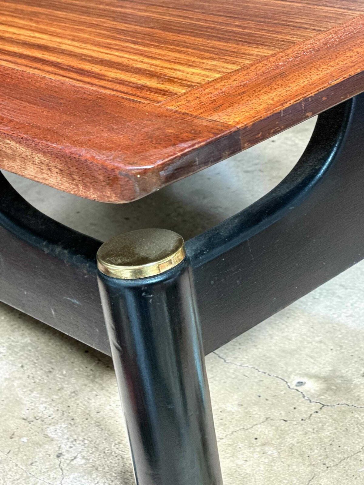 G Plan Teak Coffee Table — Architectural Base, Librenza Period, C.1960s photo for sale