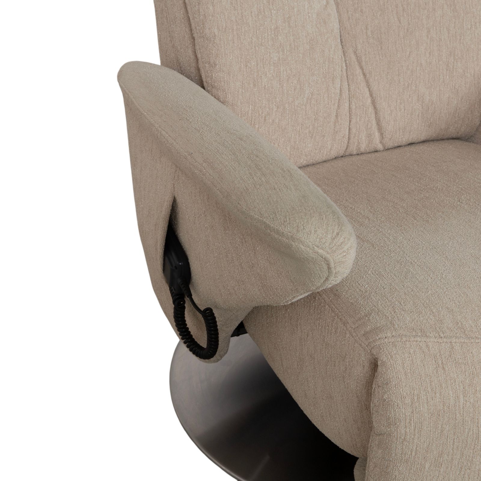 Himolla Fabric Armchair, Cream Beige, Electric Function With Lift Assist photo buy