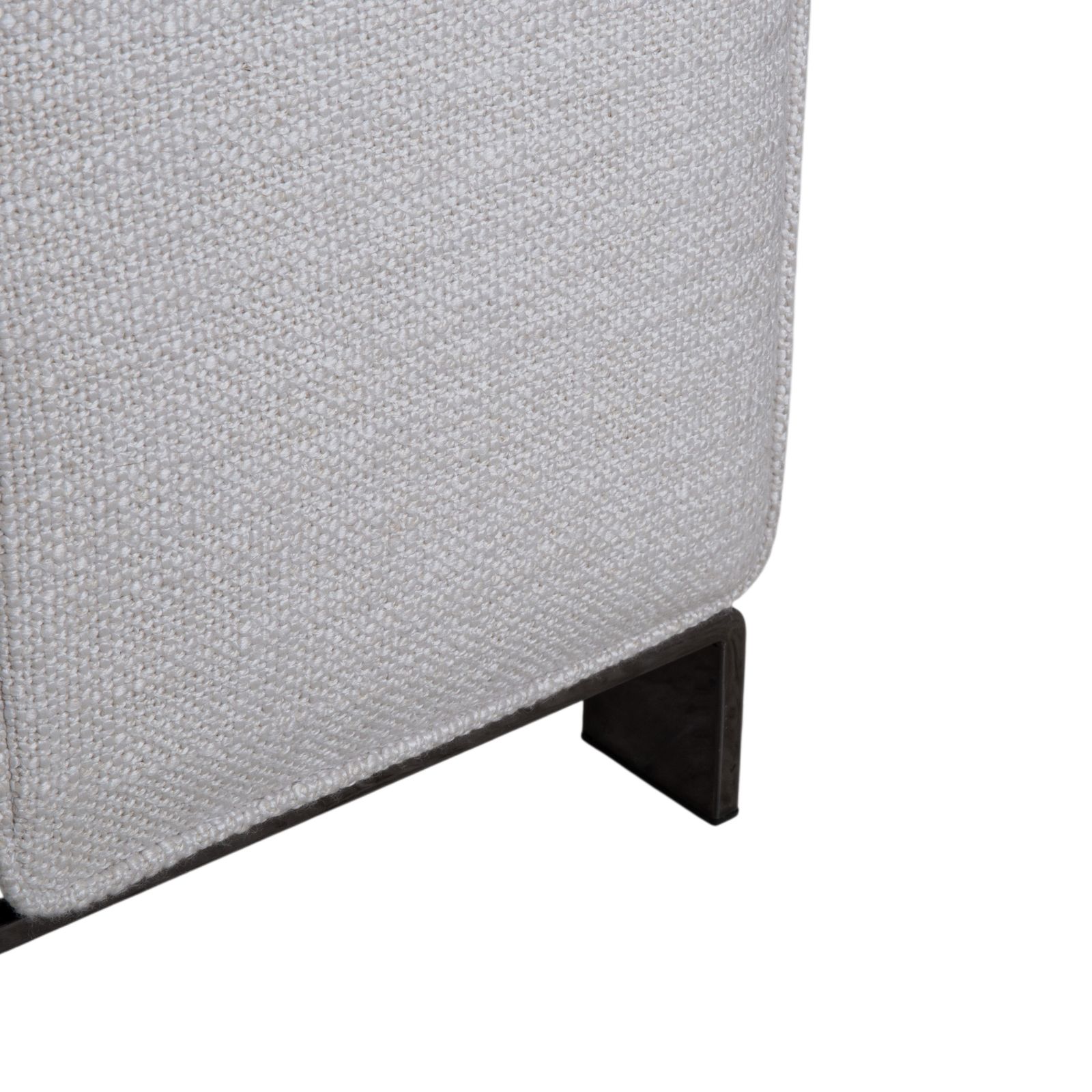 Canapé Minotti Williams 3 places en tissu, crème beige photo vinterior